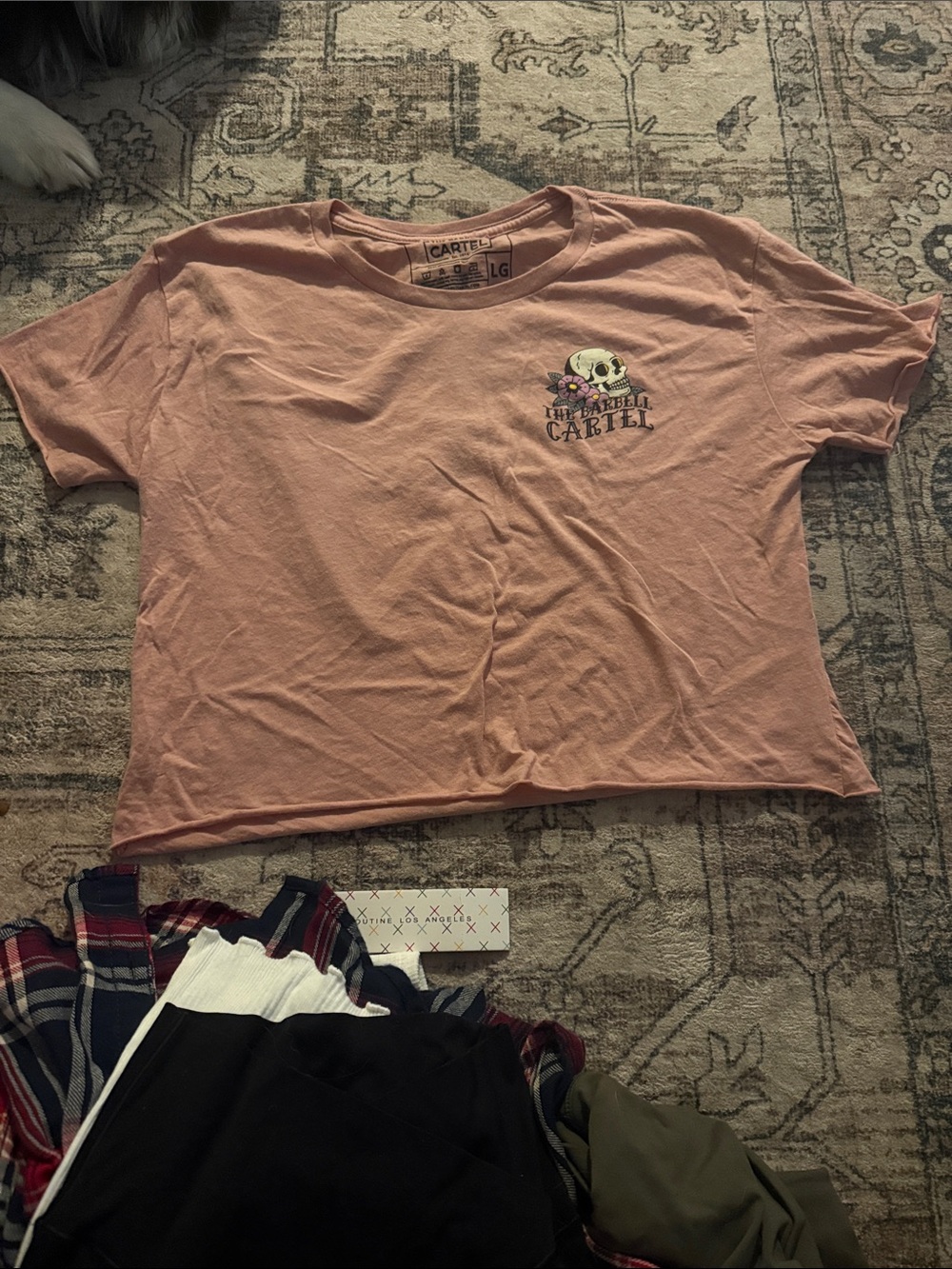 Barbell cartel women’s cropped t shirt